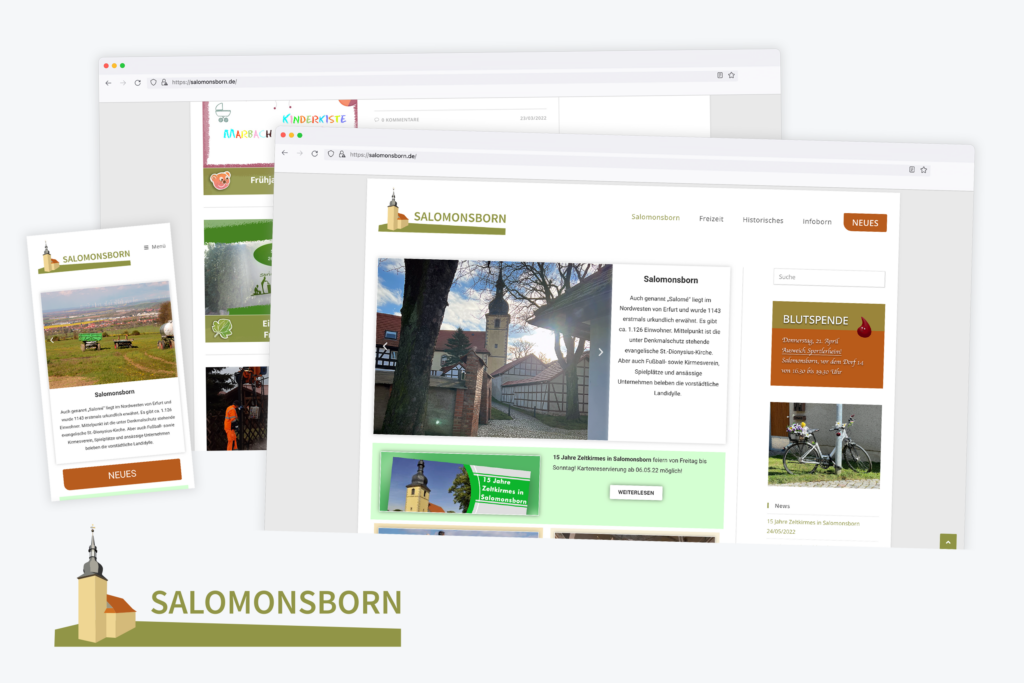 Webseite Salomonsborn