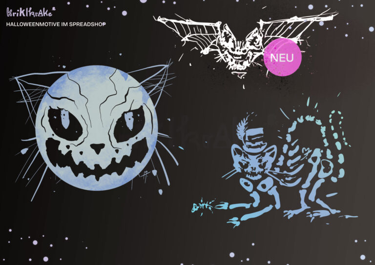 Neue Halloween-Motive im Spreadshop