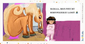 Pony ist zu lang