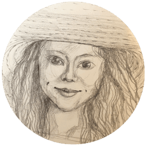 summergirl illustration mädchen mit hut